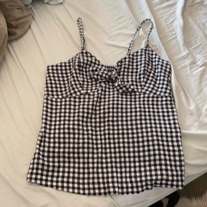 Checkered top